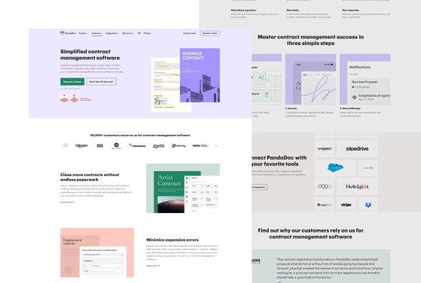 Selfservise Template: Contract Management Software