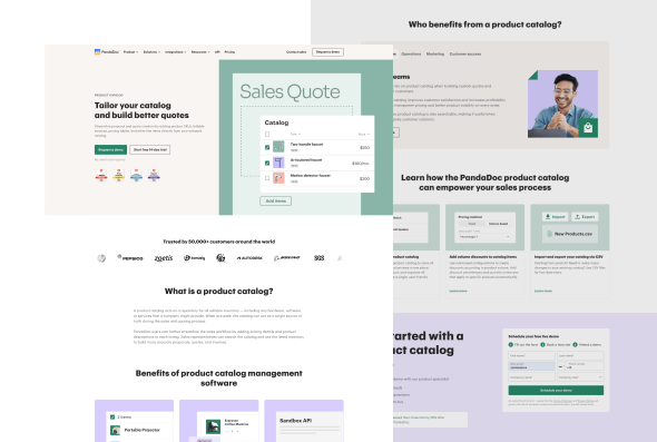 Selfservise Template: Features Product Catalog