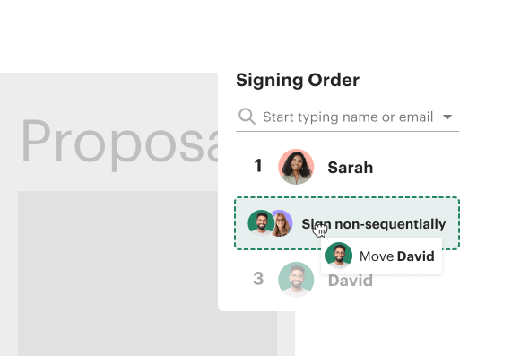 Signing Order Setup