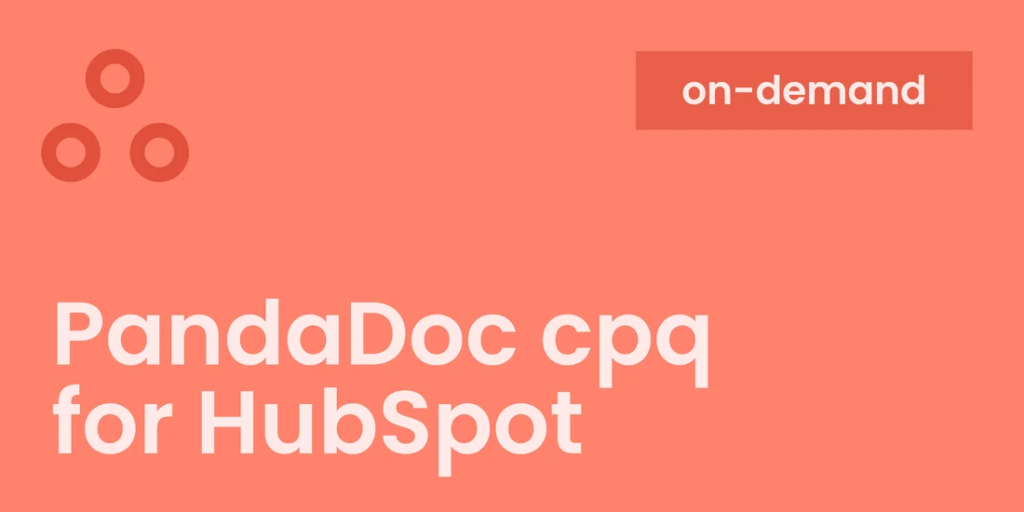 PandaDoc cpq for hubspot