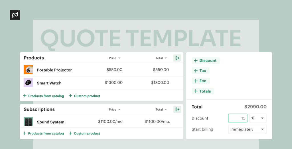 Pricing Table