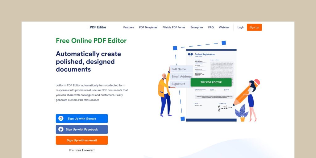 Jotform PDF Editor