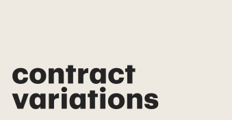 Painless contract variations 