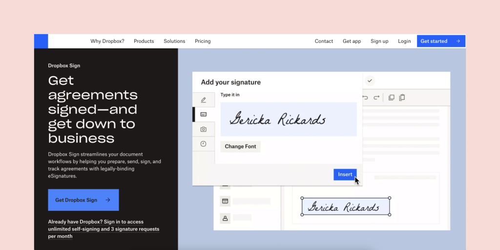 Dropbox Sign, formerly known as HelloSign
