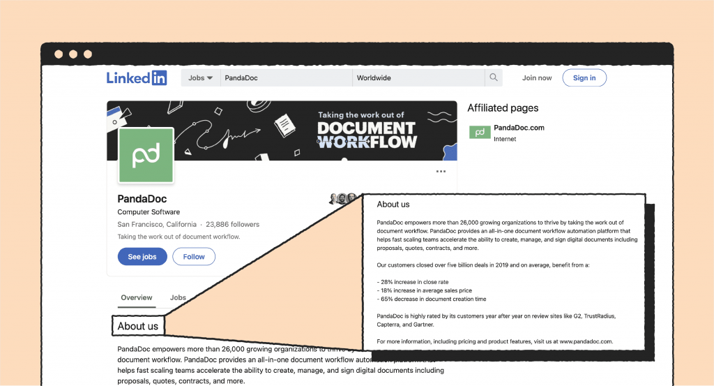 pandadoc linkedin