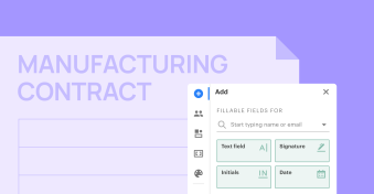 Manufacturing contracts — everything you need to know