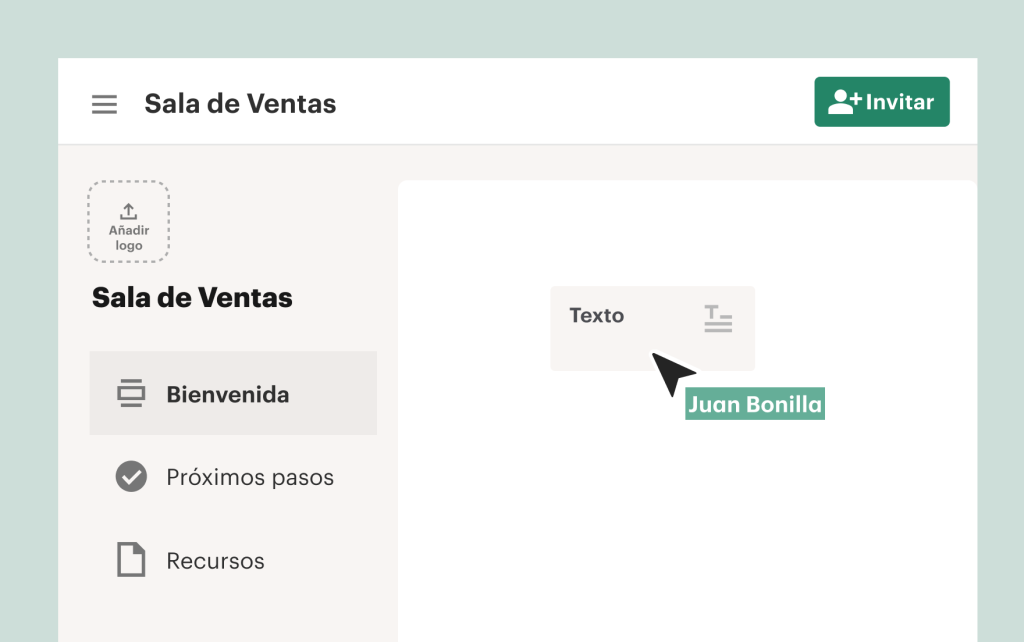 configuración de perfiles en las salas de PandaDoc