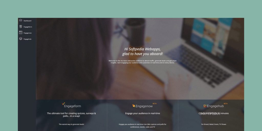 Engageform landing page