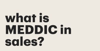 What is MEDDIC in sales?
