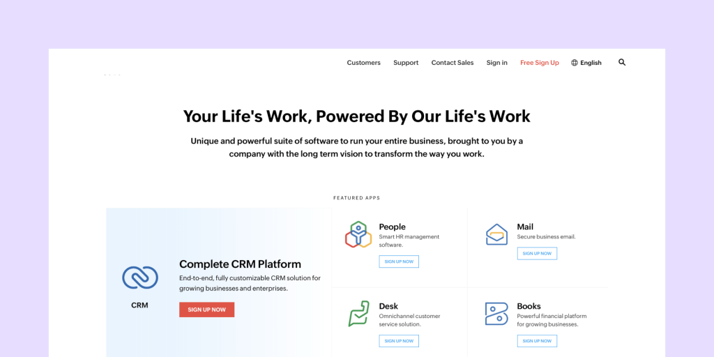 Zoho CRM