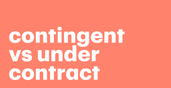 Under contract, pending, and contingent — real estate terms explained