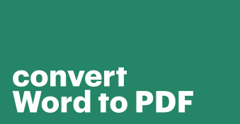 How to convert a word document to PDF and sign it online