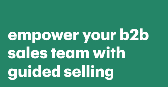 Empower your B2B sales team with Guided Selling