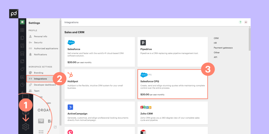 PandaDoc and Salesforce integration