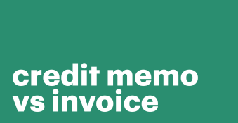 A comparison guide to credit memos vs. invoices