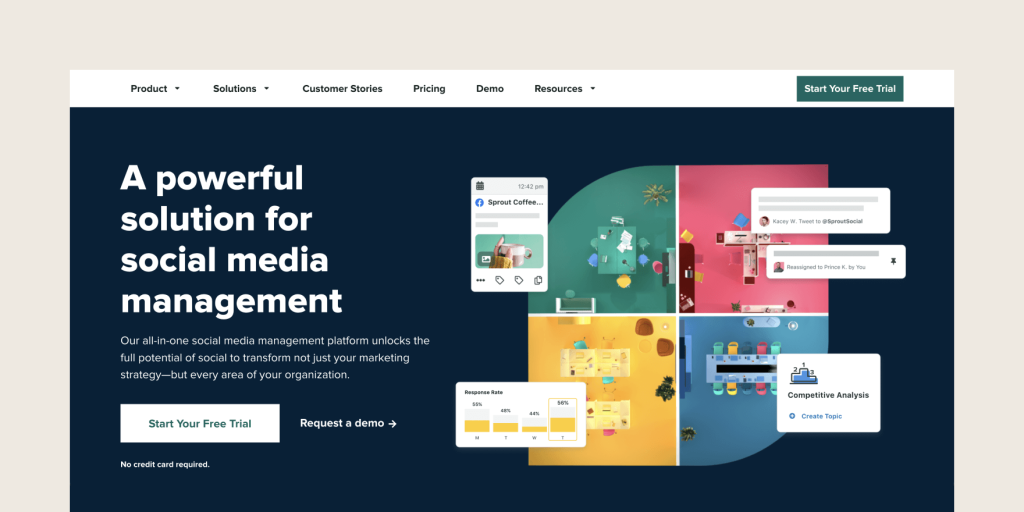 Sprout Social; social media management for enterprises
