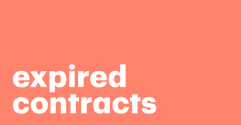 Proactive management of expiring contracts