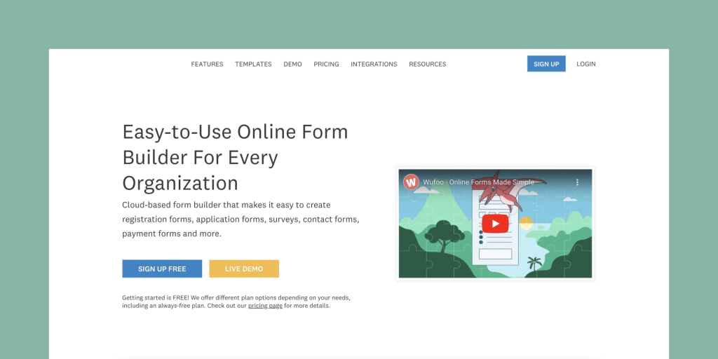 Wufoo: Easy-to-use online form builder for every organization 