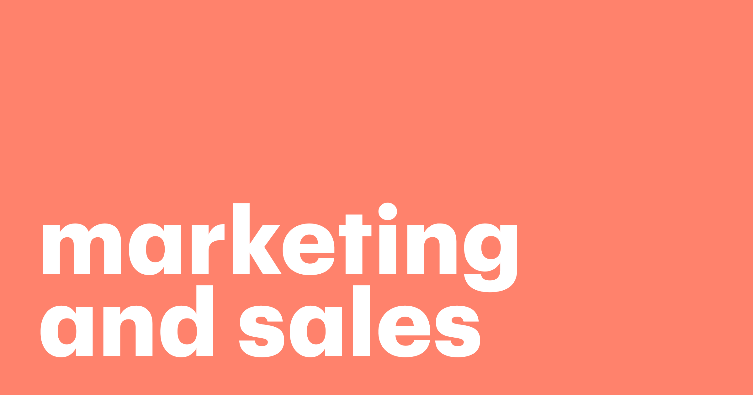 Marketing And Sales marketing-and-sales