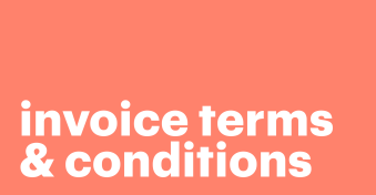 Invoice terms and conditions examples