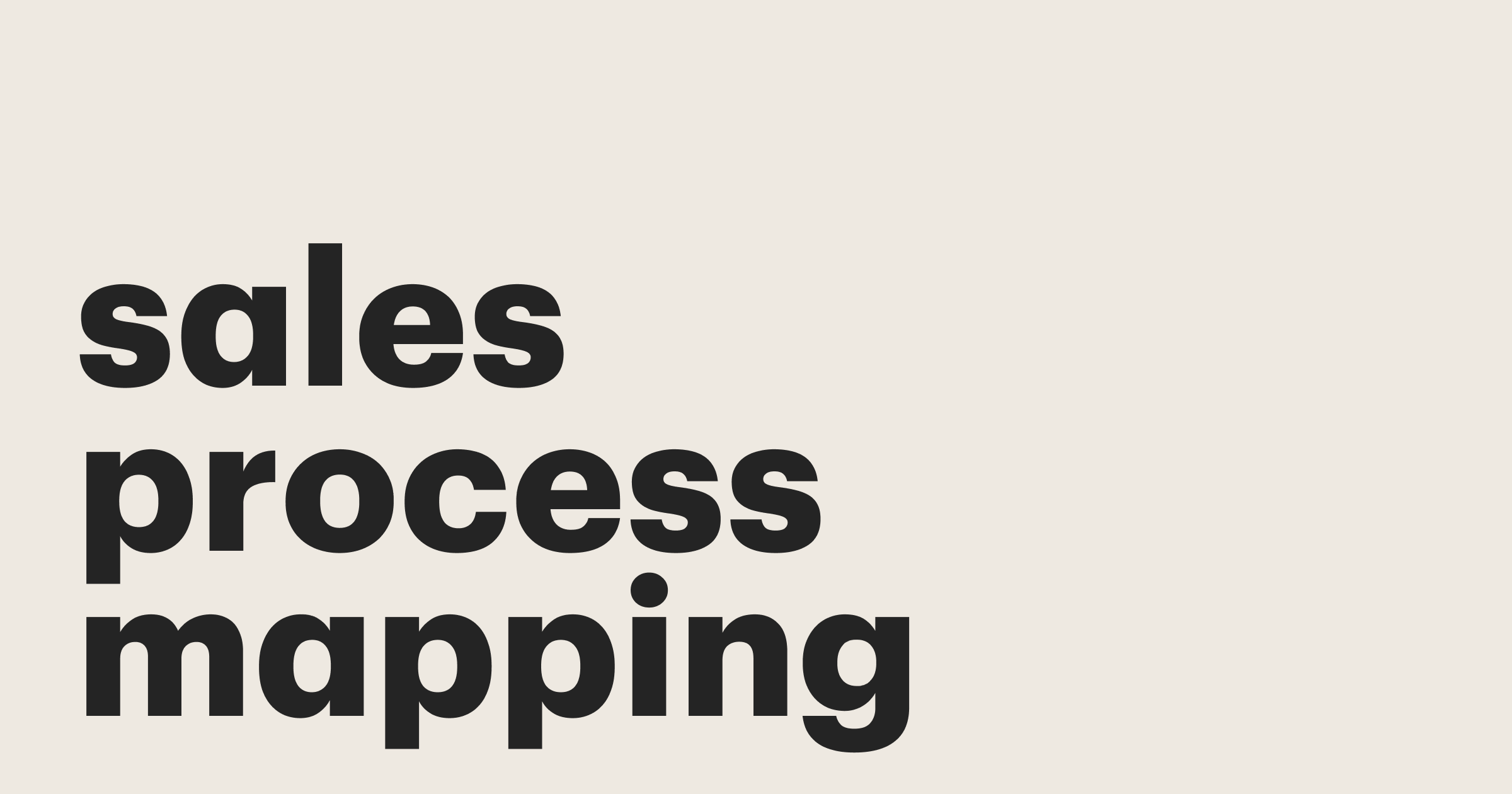 Sales Process Mapping What It - BP Sales Process Mapping 
