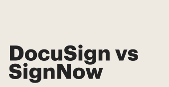 How do you compare DocuSign vs SignNow?