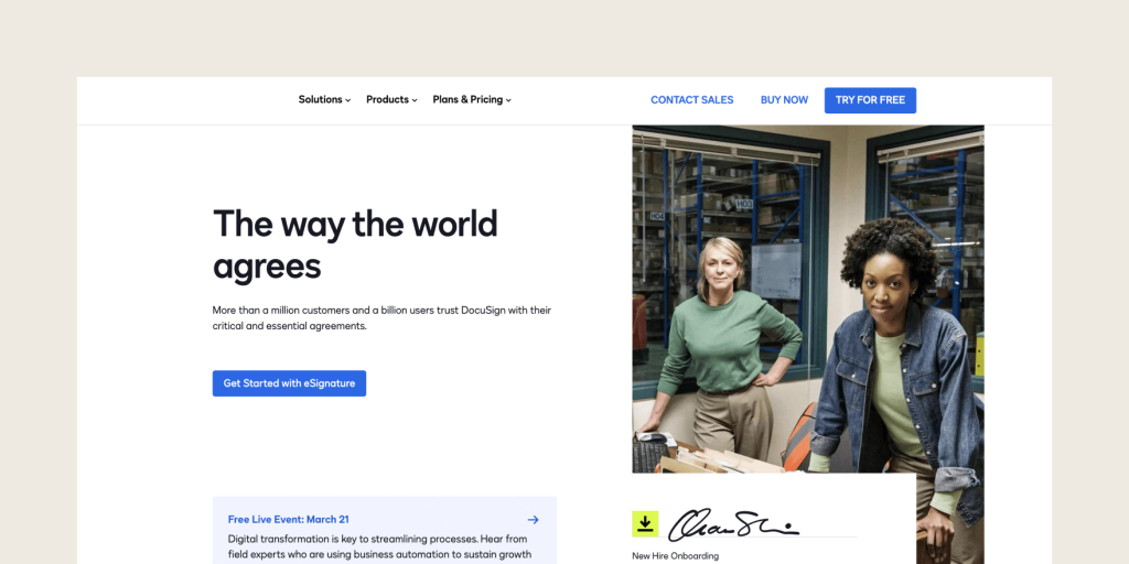 DocuSign: The way the world agrees