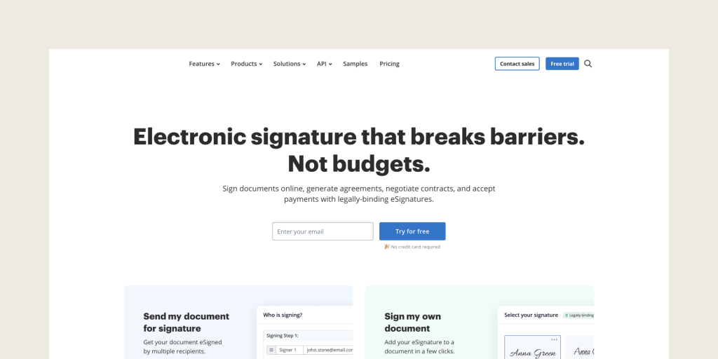 SignNow: Electronic signature that scales with your workflow