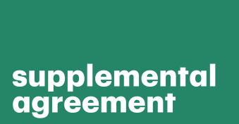 What is a supplemental agreement?