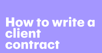 How to write a client contract: Key elements, tips, and templates