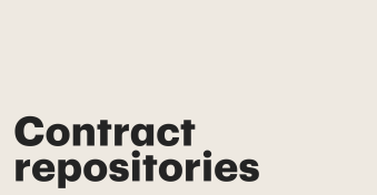 Contract repositories: Everything you need to know