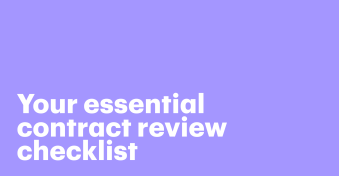 Your essential contract review checklist: Mitigate risk and ensure fair terms