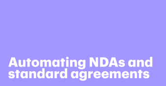 Automating NDAs and standard agreements with public API links