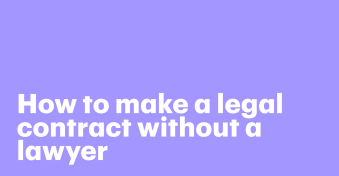 How to make a legal contract without a lawyer: what to include and why