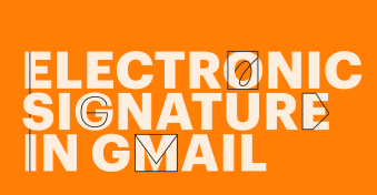 Electronic signature in Gmail