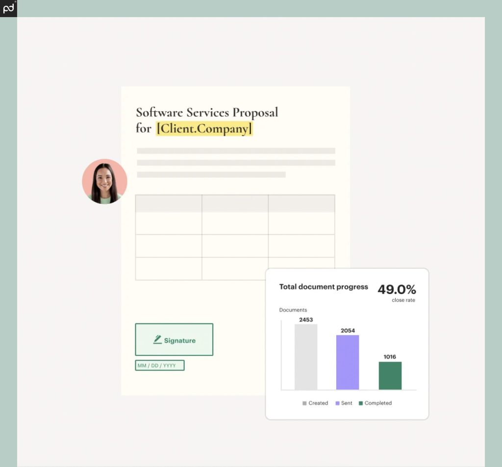 pandadoc document tracking graphic