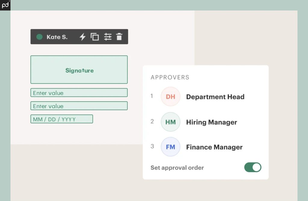 approval workflow pandadoc