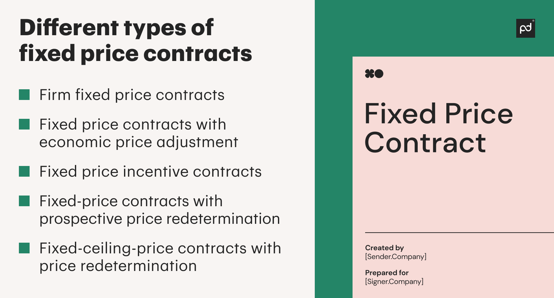 Fixed Price Contracts Definition