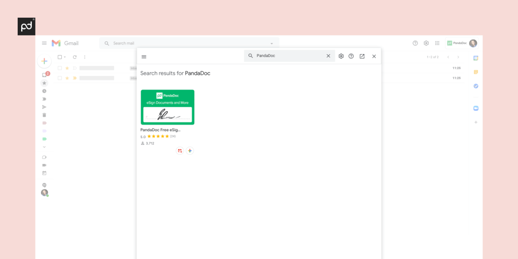 How to install and connect PandaDoc for Gmail