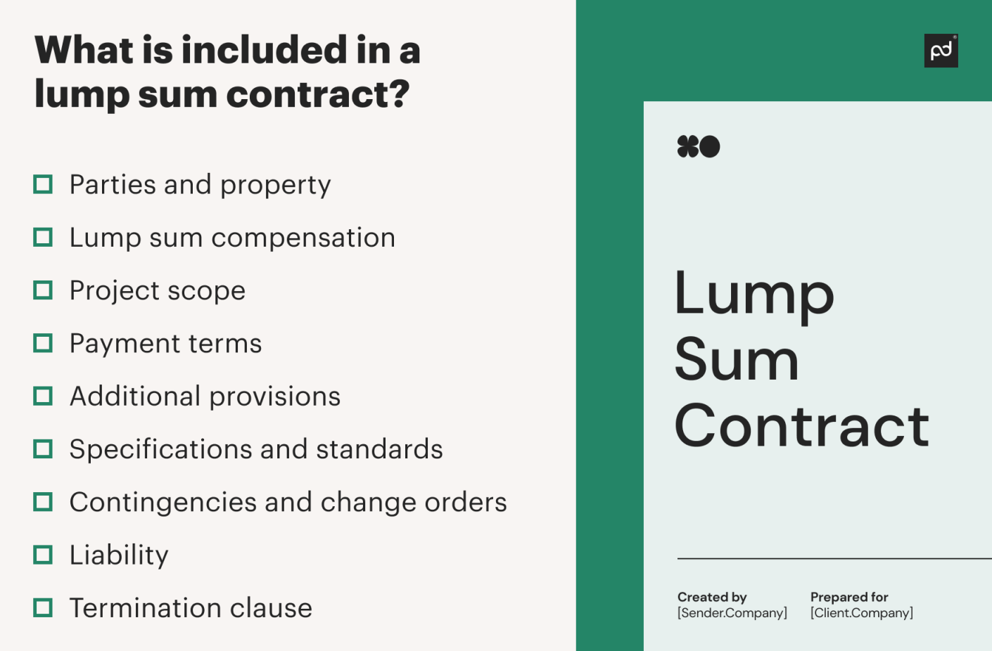 Lump Sum Contracts In Construction A Total Guide Pandadoc