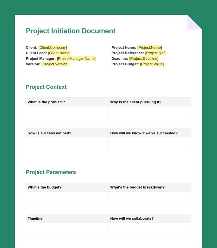 A Project Initiation Document Pid Guide How To Create Them 9310