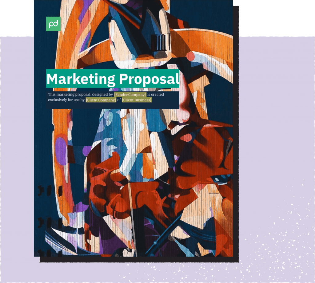 Marketing proposal cover
