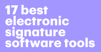 17 best electronic signature software tools