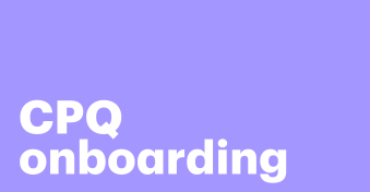Simple CPQ onboarding with PandaDoc