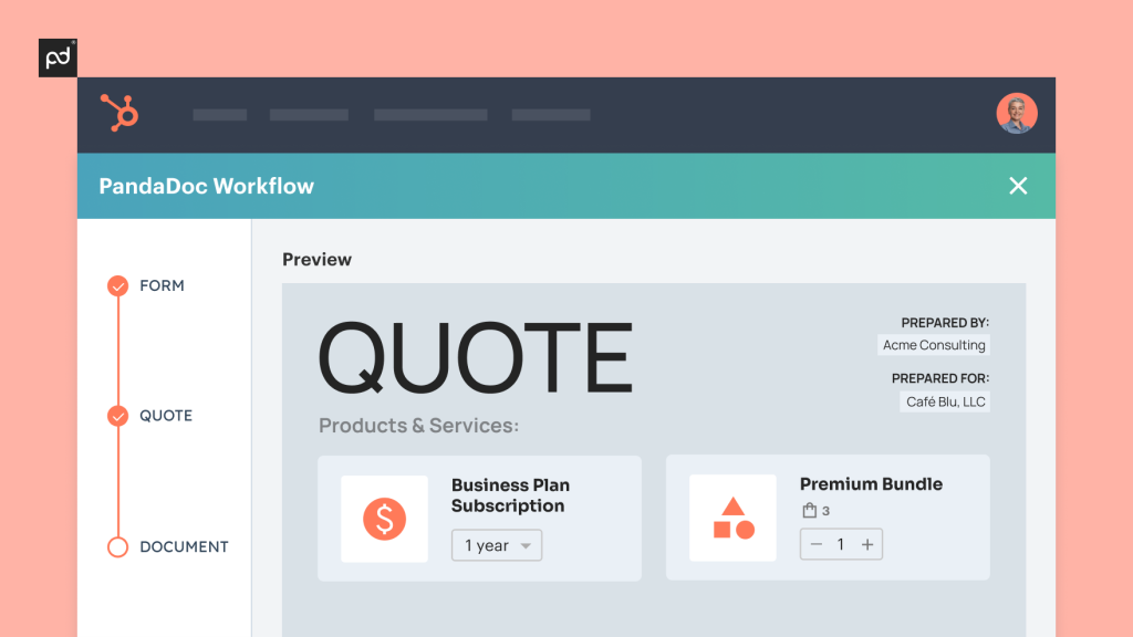 Creating quotes from scratch with PandaDoc and HubSpot cpq