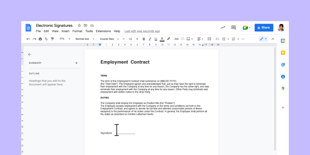 Google Workspace doc