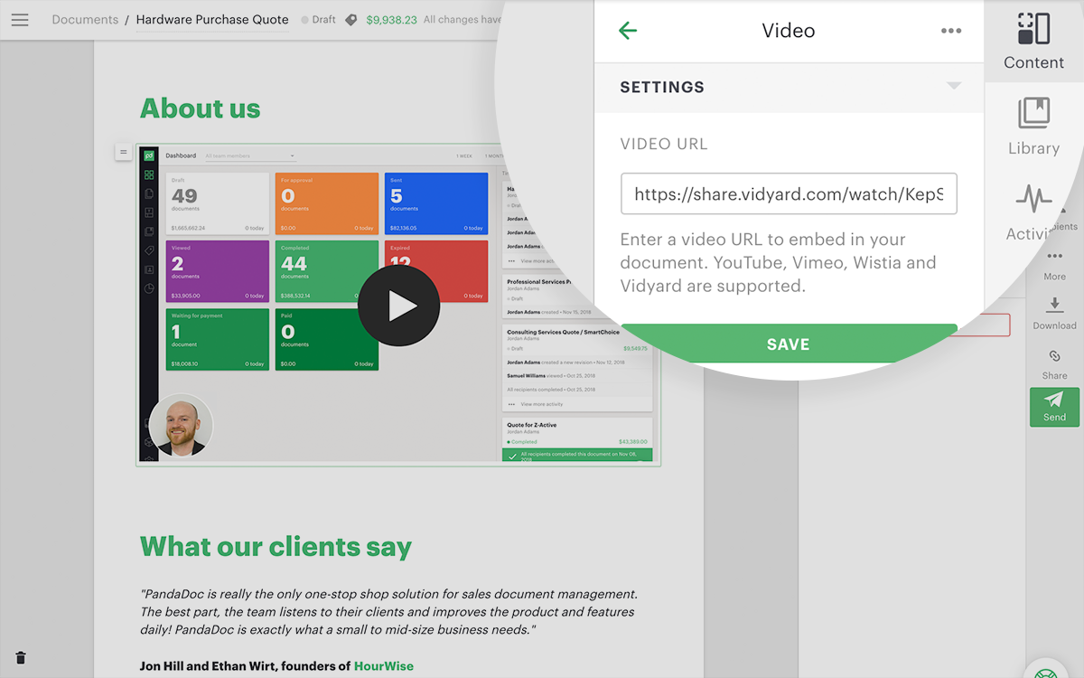 Add_Vidyard_videos_PandaDoc