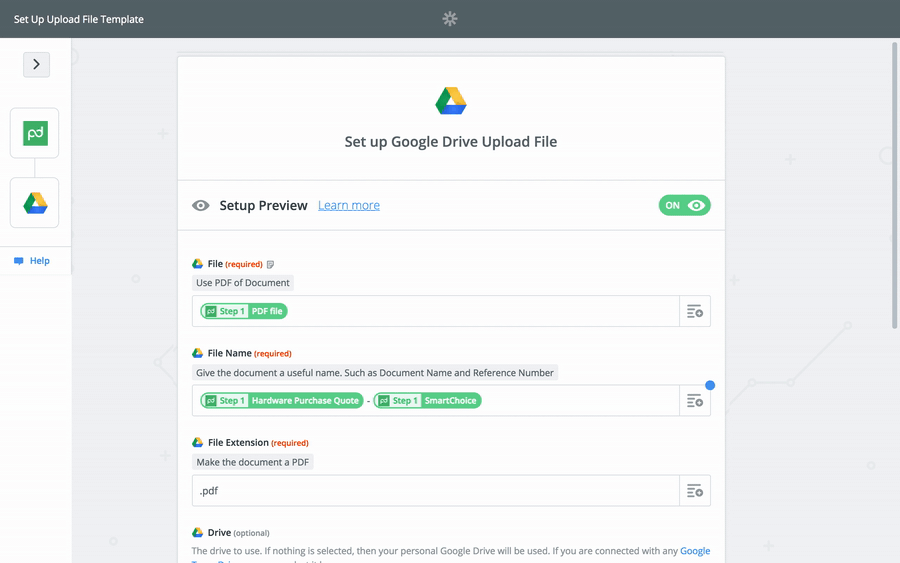 Upload PDF copies of your completed PandaDoc documents to Google Drive or other cloud storage tools.