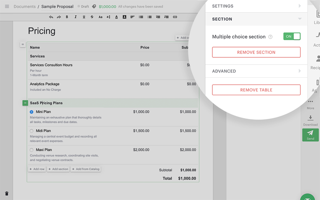 Multiple-choice-pricing-options-PandaDoc