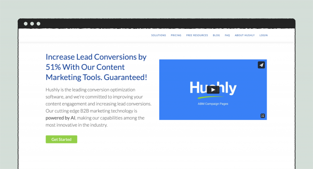 Hushly login